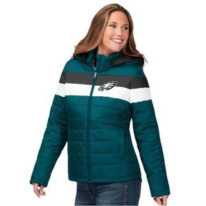 NFL | Jackets & Coats | Nwt Nfl Philadelphia Eagles Hooded Puffer